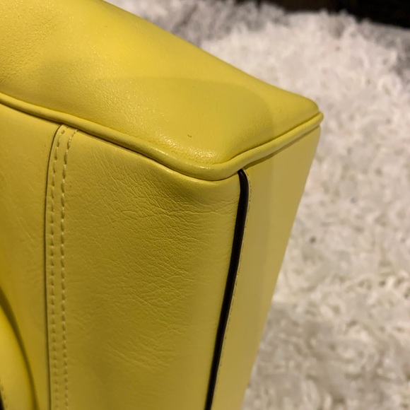 Coach Legacy Leather Mini Tanner (Lemon) - Picture 10 of 14